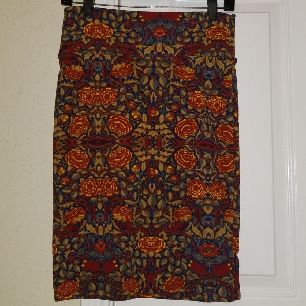 XS Lularoe Floral Cassie Skirt